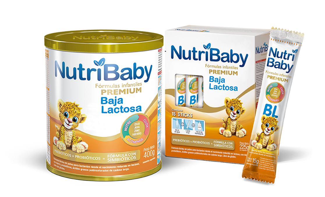 nutribaby fórmulas especiales Baja Lactosa